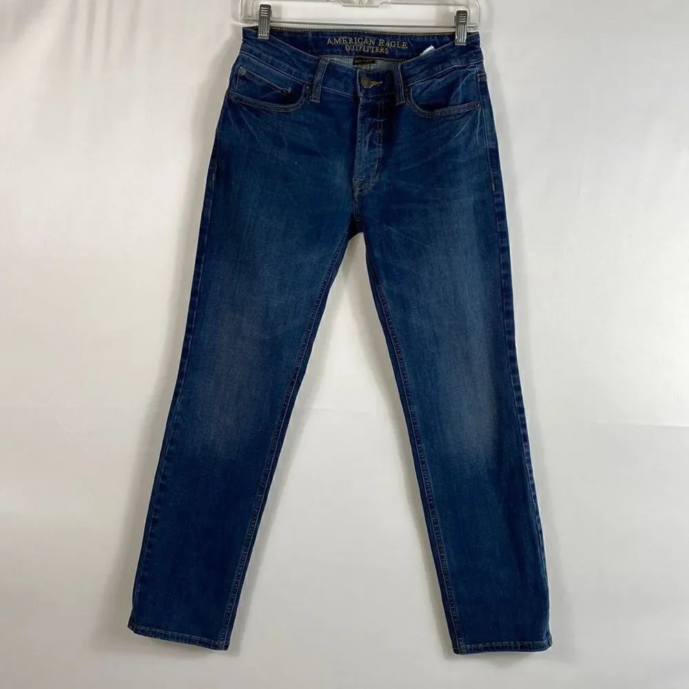 ❤️Last Chance American Eagle Outfitters Flex 4/360 Slim Straight jeans size 29